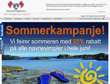 Tablet Screenshot of flaggfabrikken.com